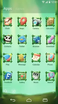 Panda GOLauncher EX Theme android App screenshot 1